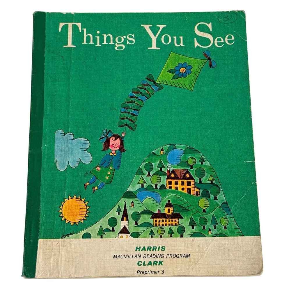Macmillan Book Kids OS Green Things You See Reading Program Preprimer 3 Vintage - Picture 1 of 5